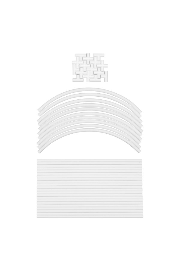 Каркас парника пластиковый 300 х 110 х 120 см, дуга D 20 мм, белый Palisad