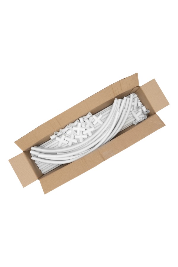 Каркас парника пластиковый 500 х 110 х 120 см, дуга D 20 мм, белый Palisad