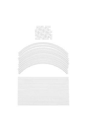 Каркас парника пластиковый 500 х 110 х 120 см, дуга D 20 мм, белый Palisad