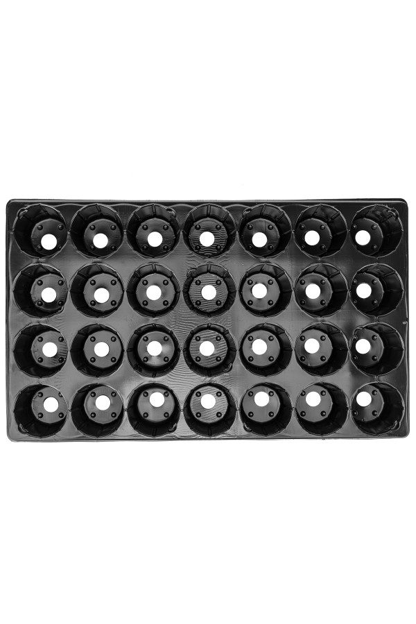 Кассета для рассады, 520 х 310 х 60 мм, 28 ячеек, полистирол,