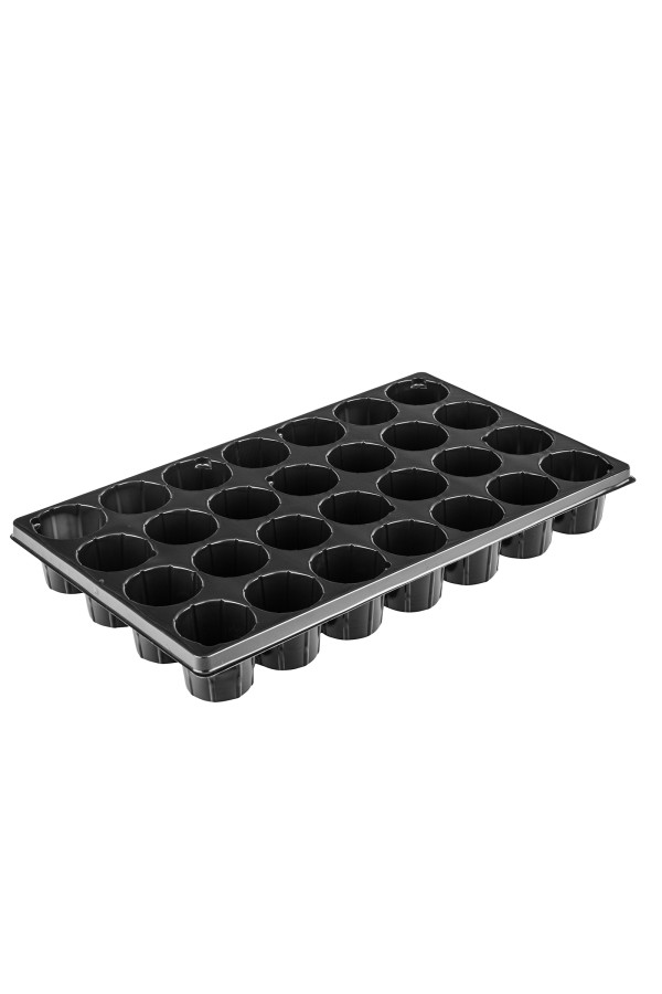 Кассета для рассады, 520 х 310 х 60 мм, 28 ячеек, полистирол,