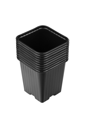 Горшочек для рассады, 90 х 90 х 95 мм, полистирол, 10 шт, Россия