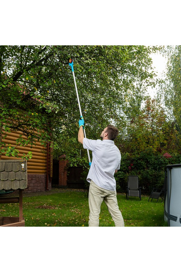 Плодосъемник механический, 1900 мм, алюминиевая штанга, LUXE Palisad