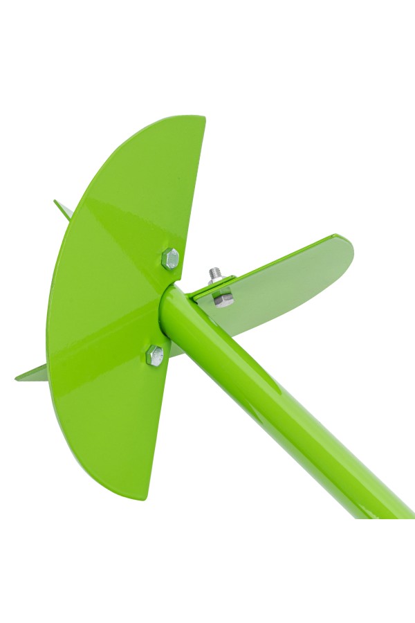 Бур лопастной со сменными ножами, 2110 мм, удлинитель, диаметр 150 мм, 200 мм, Сибртех