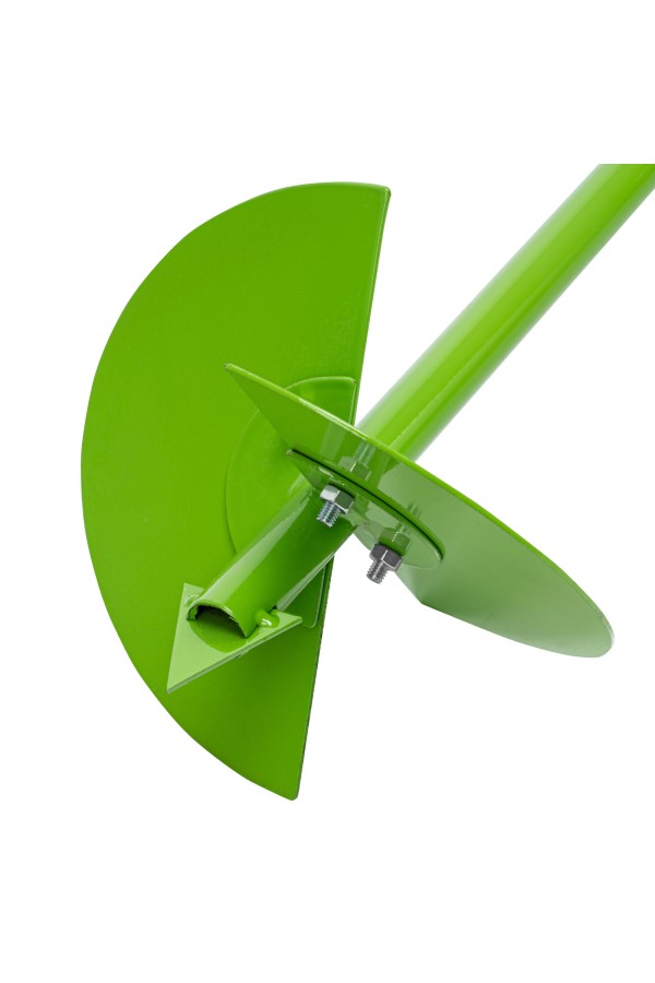 Бур лопастной со сменными ножами, 2110 мм, удлинитель, диаметр 150 мм, 200 мм, Сибртех