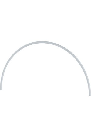 Дуга пластиковая для парника 90 х 126 см, D 20, белая Palisad