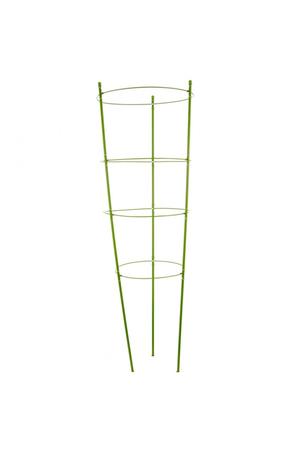 Поддержка для растений круглая H 90 см, металл в пластике, 4 кольца Palisad