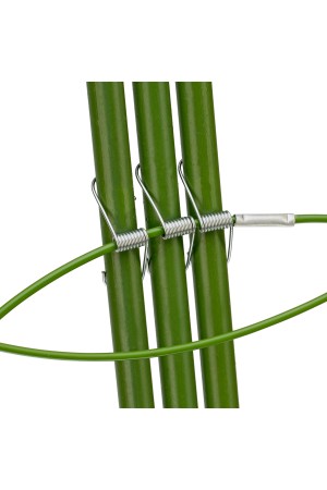 Поддержка для растений круглая H 120 см, металл в пластике, 4 кольца Palisad