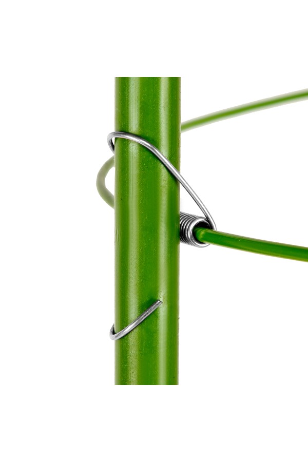 Поддержка для растений круглая H 150 см, металл в пластике, 5 колец Palisad