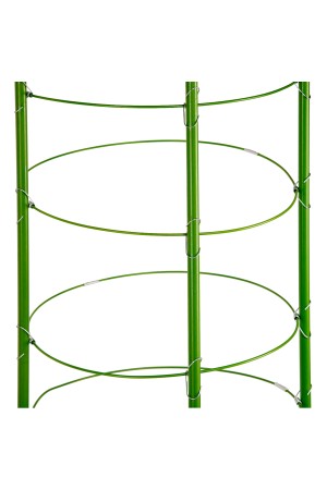 Поддержка для растений круглая H 150 см, металл в пластике, 5 колец Palisad