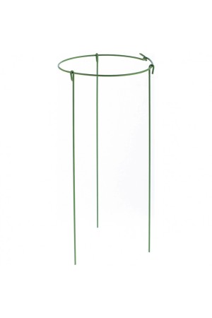 Опора для растений круглая, D 14 см, H 30 см, 5 шт, в упаковке, металл в пластике Palisad
