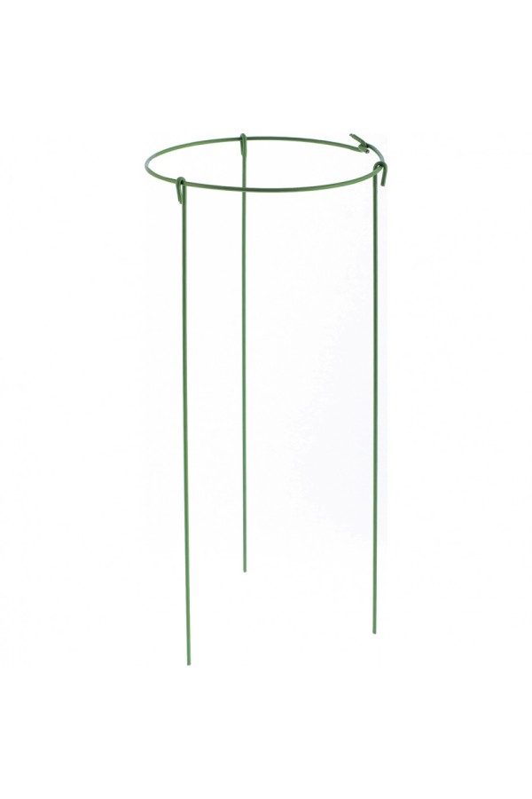 Опора для растений круглая, D 14 см, H 30 см, 5 шт, в упаковке, металл в пластике Palisad