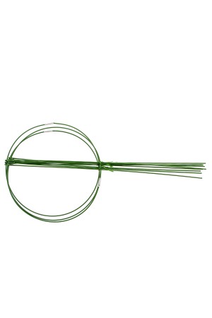 Опора для растений круглая, D 21 см, H 45 см, 3 шти в упаковке, металл в пластике Palisad