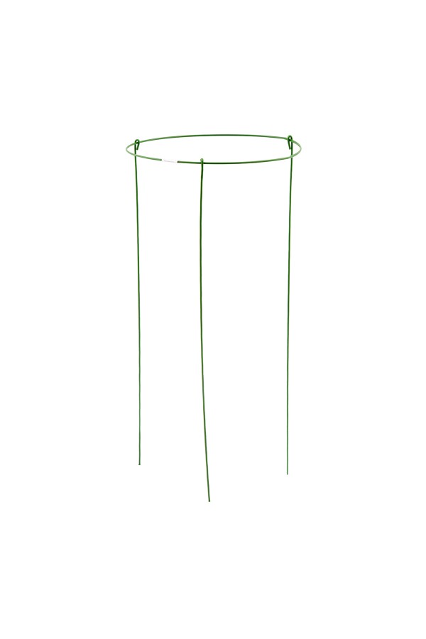 Опора для растений круглая, D 21 см, H 45 см, 3 шти в упаковке, металл в пластике Palisad