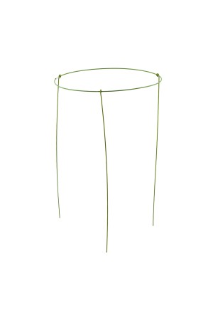 Опора для растений круглая, D 28 см, H 45 см, 3 шти в упаковке, металл в пластике Palisad
