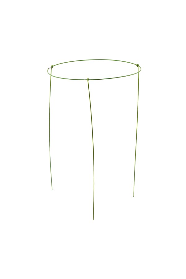 Опора для растений круглая, D 28 см, H 45 см, 3 шти в упаковке, металл в пластике Palisad