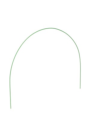 Парниковые дуги в ПВХ 0.6 х 0.85 м, 6 шт, D проволоки 5 мм Россия