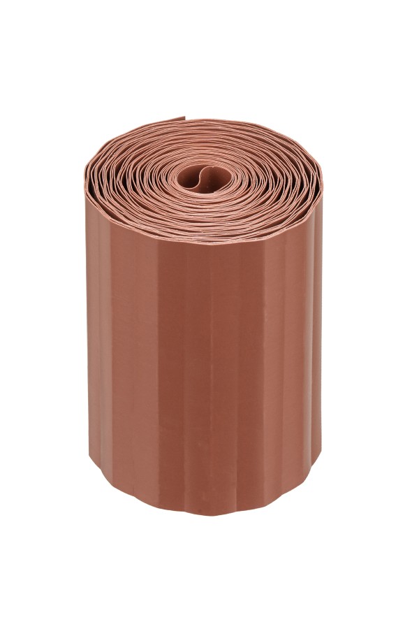 Бордюрная лента, 15 х 900 см, полипропиленовая, коричневая, Palisad