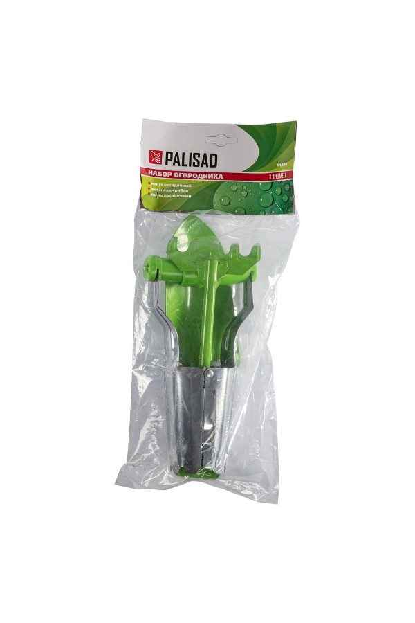 Набор садового инструмента, цельнометаллический, 3 предмета, Fresh Line, Palisad