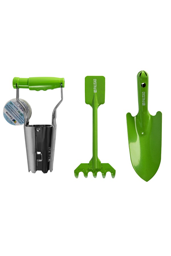 Набор садового инструмента, цельнометаллический, 3 предмета, Fresh Line, Palisad