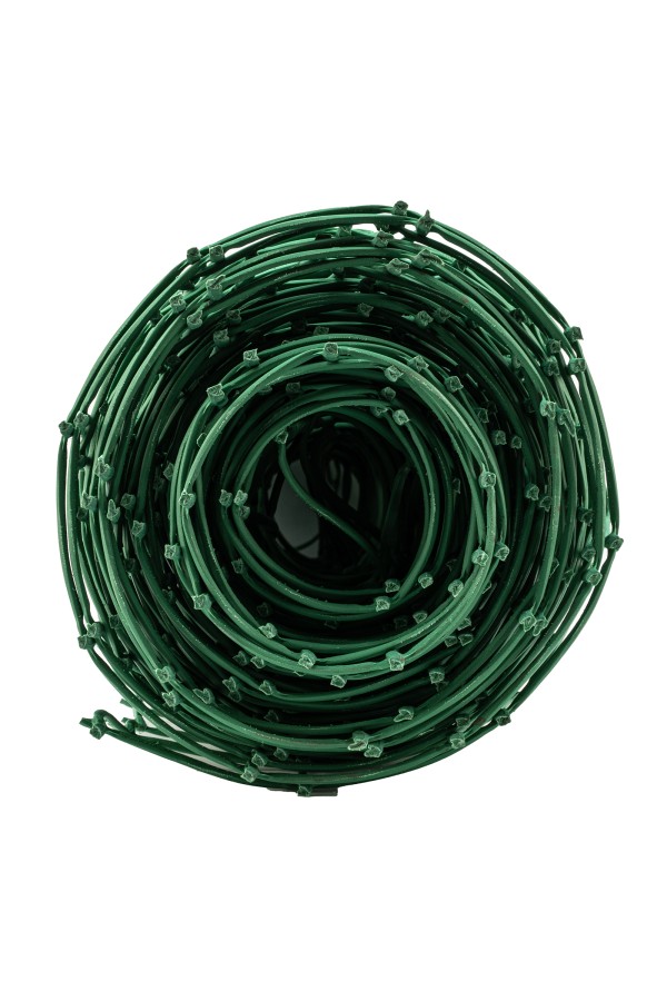 Решетка заборная в рулоне, 1 х 20 м, ячейка 83 х 83 мм, пластиковая, зеленая,