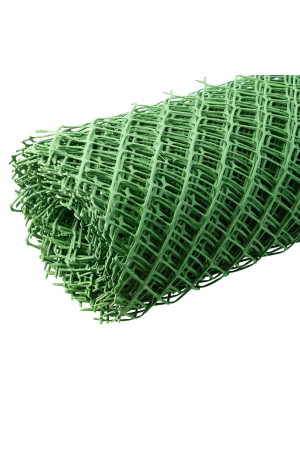 Решетка заборная в рулоне, 1.5 х 25 м, ячейка 75 х 75 мм, пластиковая, зеленая, Россия