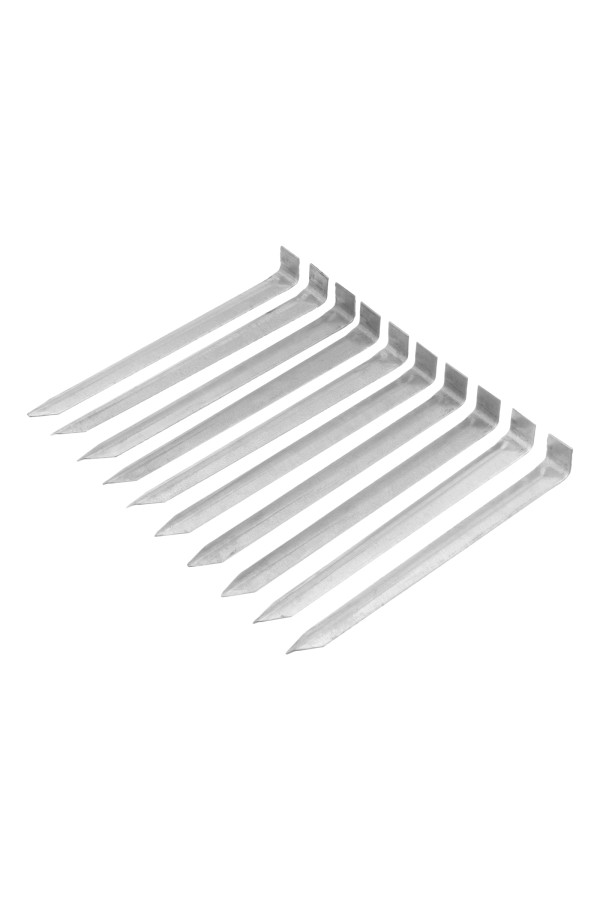 Набор крепежных якорей для бордюра, 10 шт, Сибртех