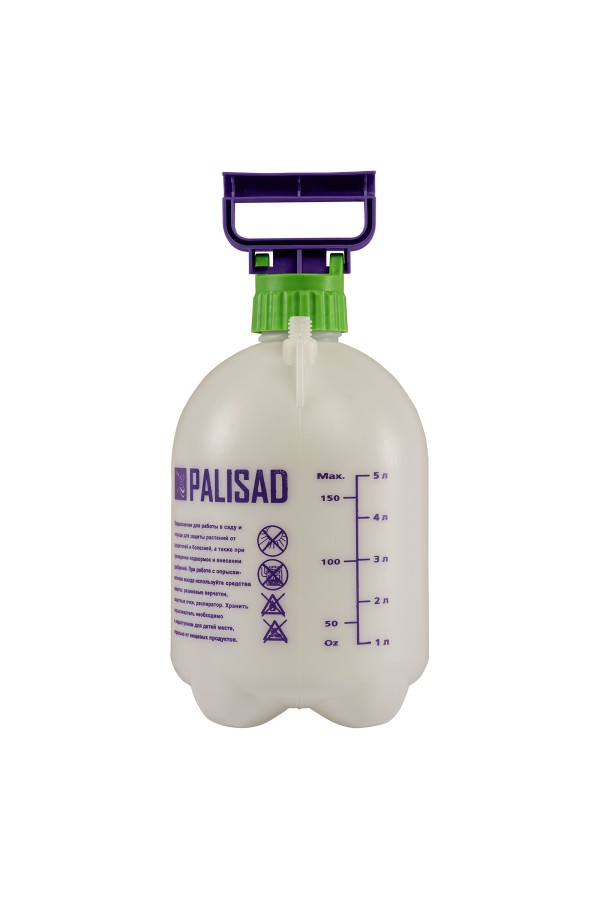 Опрыскиватель ручной, 5 л, с насосом, шлангом, разбрызгиватель Palisad
