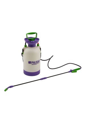 Опрыскиватель ручной усиленный с горловиной 5 л, с насосом, шлангом и разбрызгивателем Palisad