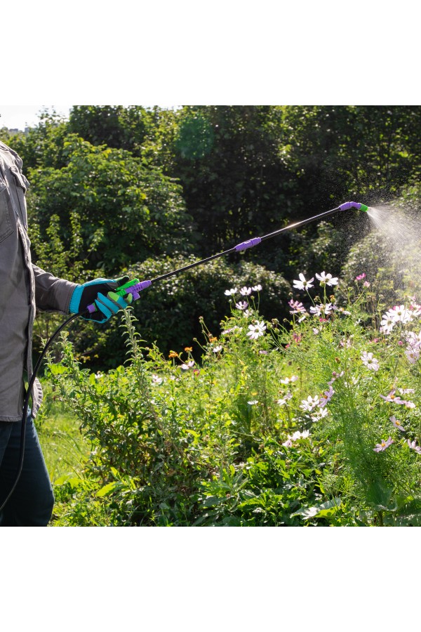 Опрыскиватель ручной усиленный с горловиной 7 л, с насосом, шлангом и разбрызгивателем Palisad