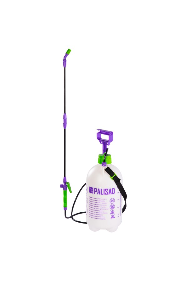 Опрыскиватель ручной, 7 л, с насосом, шлангом, разбрызгиватель Palisad