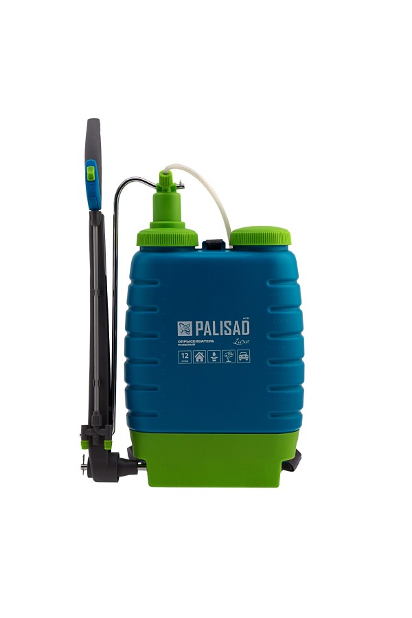 Опрыскиватель ранцевый, 12 л, с насосом, шлангом и разбрызгивателем Palisad Luxe