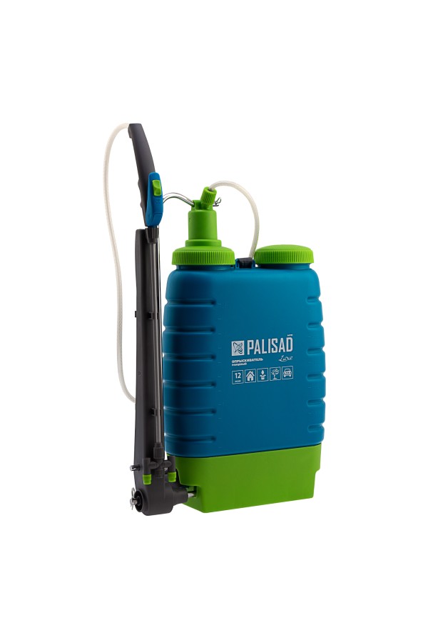 Опрыскиватель ранцевый, 12 л, с насосом, шлангом и разбрызгивателем Palisad Luxe