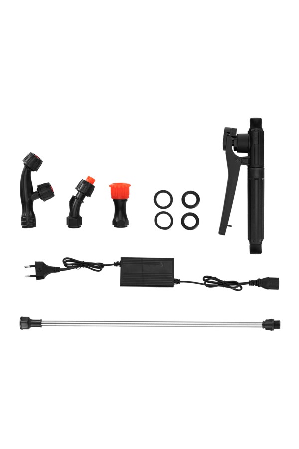 Опрыскиватель ранцевый аккумуляторный D-12LA, 12 л, 12 В, 8 Ач Denzel