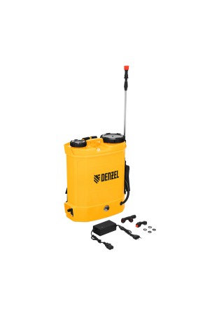 Опрыскиватель ранцевый аккумуляторный D-12LA, 12 л, 12 В, 8 Ач// Denzel