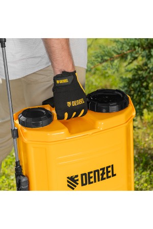 Опрыскиватель ранцевый аккумуляторный D-16LA, 16 л, 12 В, 8 Ач// Denzel