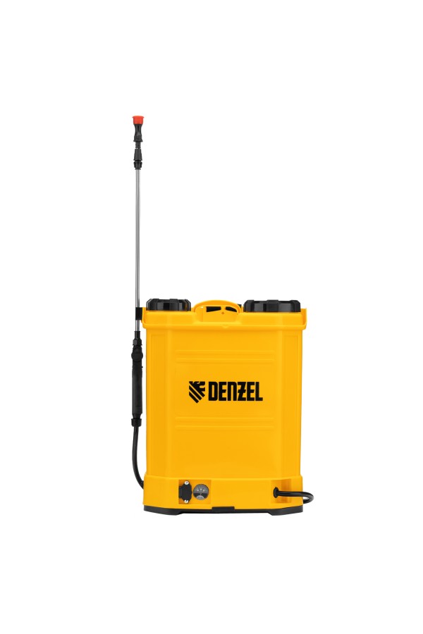 Опрыскиватель ранцевый аккумуляторный D-16LA, 16 л, 12 В, 8 Ач Denzel
