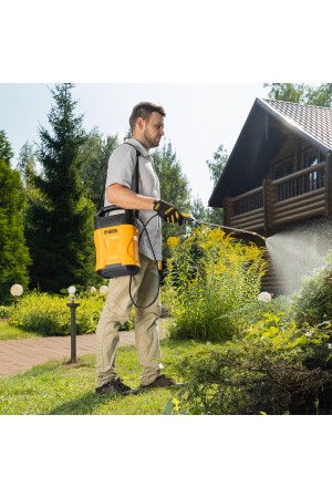 Опрыскиватель аккумуляторный D-5LI, 5 л, Li-Ion акк., 12 В, 2 Ач// Denzel