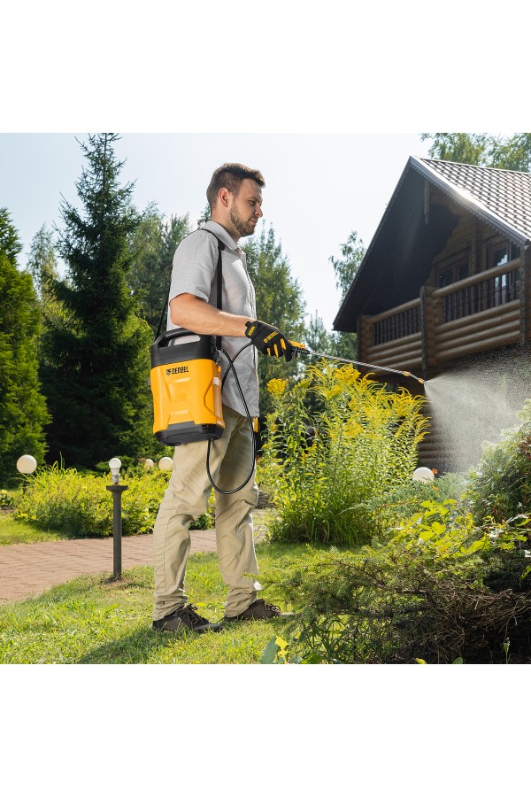 Опрыскиватель аккумуляторный D-5LI, 5 л, Li-Ion акк., 12 В, 2 Ач Denzel