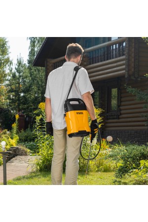 Опрыскиватель аккумуляторный D-5LI, 5 л, Li-Ion акк., 12 В, 2 Ач// Denzel