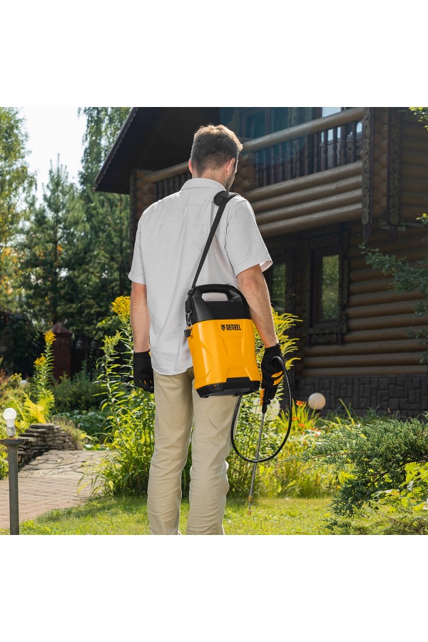 Опрыскиватель аккумуляторный D-5LI, 5 л, Li-Ion акк., 12 В, 2 Ач Denzel