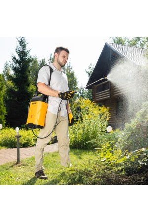 Опрыскиватель аккумуляторный D-8LI, 8 л, 12 В, 2 Ач Denzel