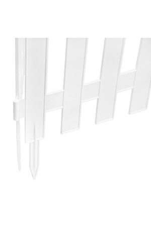 Забор декоративный 36х300 см, белый, Россия Palisad