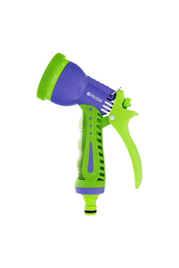 Набор для подключения шланга 3/4,пистолет 8 режимов полива, адаптер, 2 соединителя Palisad