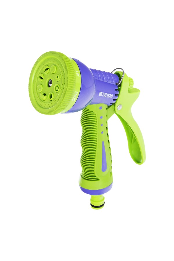 Набор для подключения шланга 3/4,пистолет 8 режимов полива, адаптер, 2 соединителя Palisad