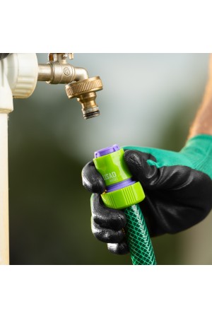 Набор для подключения шланга 3/4, пистолет 7 режимов полива, адаптер, 2 соединителя Palisad