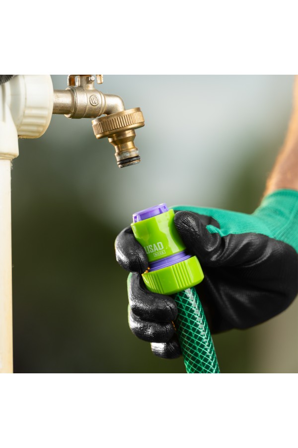 Набор для подключения шланга 3/4, пистолет 7 режимов полива, адаптер, 2 соединителя Palisad