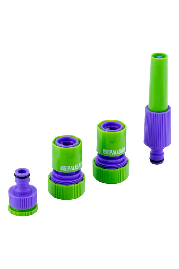 Набор для подключения шланга 3/4, распылитель, 3 адаптера к распылителю Palisad