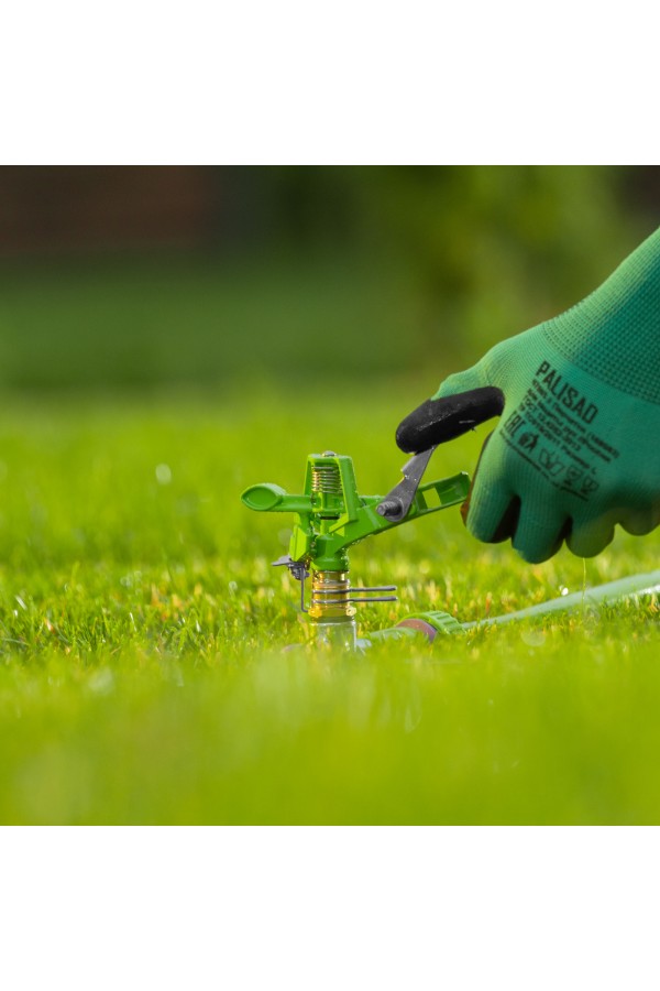 Разбрызгиватель латунный, импульсный, с регулировкой угла горизонт распыления до 26 м Palisad