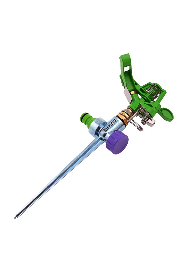 Разбрызгиватель латунный, импульсный, с регулировкой угла горизонт распыления до 26 м Palisad